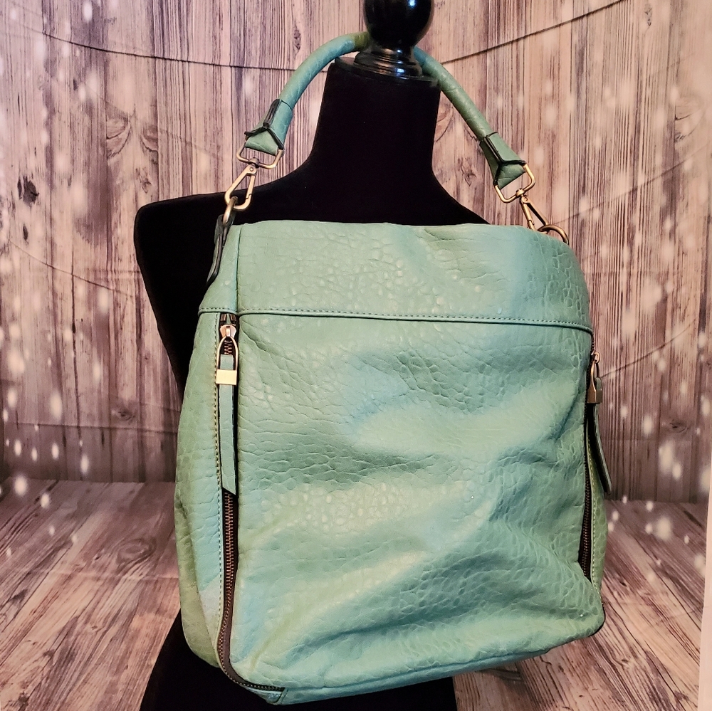 Green handbag